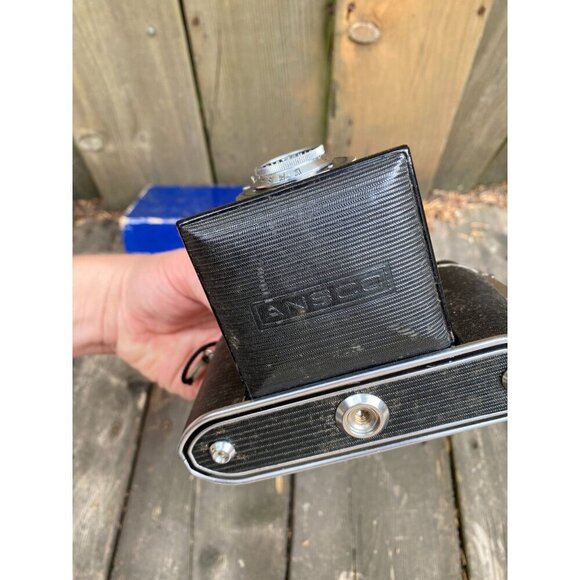 Vintage 1953 Ansco B2 Speedex 120 Film Camera 85mm F4.5 Lens Anastigmat WITH BOX - Picture 3 of 14
